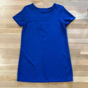 Blue shift dress